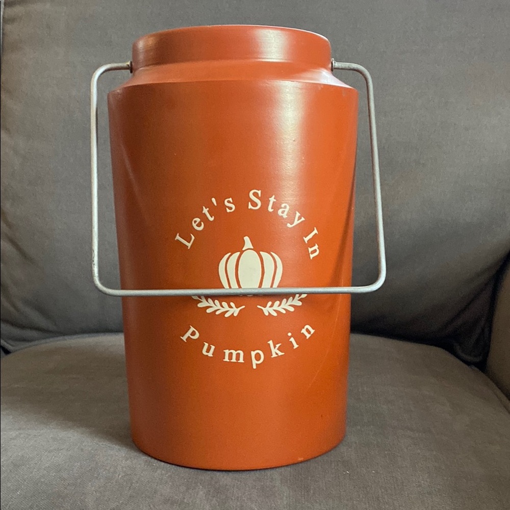 Pumpkin Orange Decorative‎ Canister